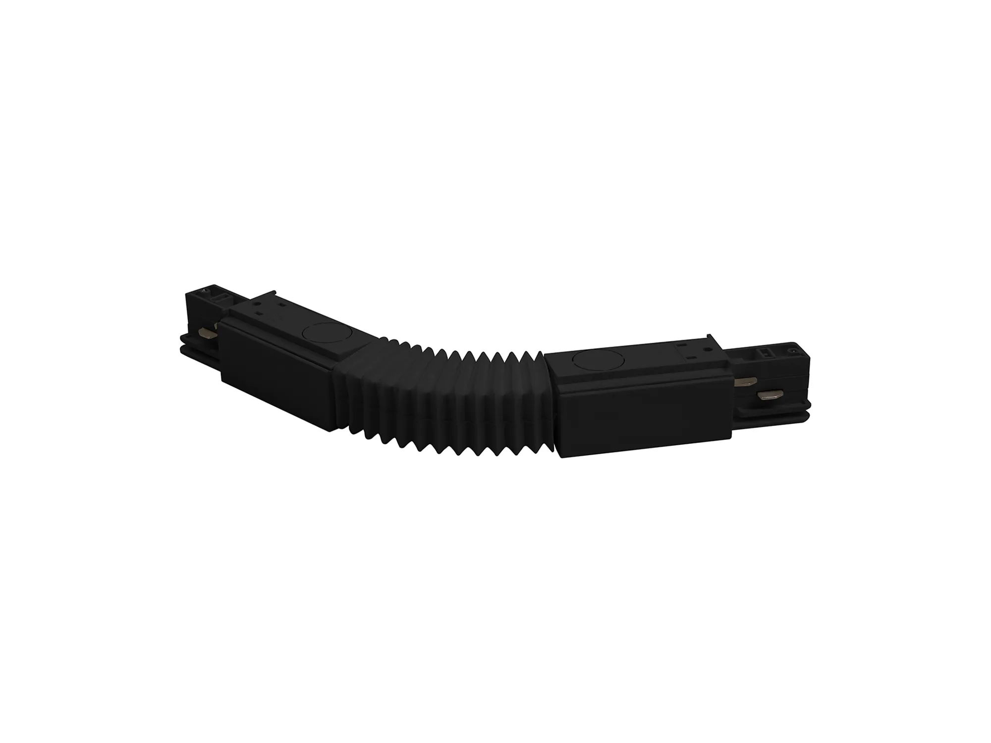 Flexible Coupler With Feeding Option 3 Circuit Surface Mounted Track With Data Bus 555 2 1211 2  Eutrac 3 Circuit Surface/DB-Black